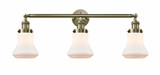 Bellmont 3 Light Vanity Light 30 Inch Wide by Innovations - 205-G19