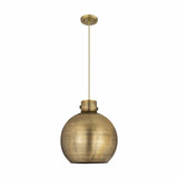 Newton Sphere 1 Light Metal Medium Pendant 14 Inch Wide by Innovations - 410-1PL-M410-14