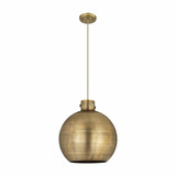 Newton Sphere 1 Light Metal Medium Pendant 16 Inch Wide by Innovations - 410-1PL-M410-16