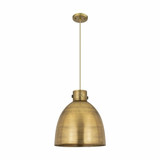 Newton Bell 1 Light Medium Pendant 14 Inch Wide by Innovations - 410-1PL-M412-14