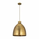 Newton Bell 1 Light Metal Shade Large Pendant 18 Inch Wide by Innovations - 410-1PL-M412-18