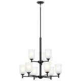 Shailene 9 Light Large 2 Tier Chandelier by Kichler - 43672