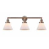 Cone 3 Light Vanity Light 32 Inch Wide by Innovations - 205-G4