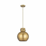 Newton Sphere 1 Light Metal Small Pendant 11.13 Inch Tall by Innovations - 410-1PM-M410-10