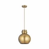 Newton Sphere 1 Light Metal Small Pendant 11.13 Inch Tall by Innovations - 410-1PM-M410-10
