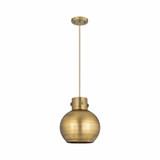 Newton Sphere 1 Light Metal Small Pendant 11.13 Inch Tall by Innovations - 410-1PM-M410-10