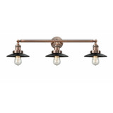 Railroad 3 Light Vanity Light 32 Inch Wide by Innovations - 205-M1-M7