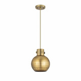 Newton Sphere 1 Light Metal Small Pendant 9.13 Inch Tall by Innovations - 410-1PS-M410-8