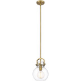 Newton Sphere 1 Light Pendant 8 Inch Wide by Innovations - 410-1S-8CL-8