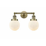 Beacon 2 Light Vanity Light 17 Inch Wide by Innovations - 208-G20-6