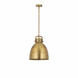 Newton Bell 1 Light Metal Shade Medium Pendant 14 Inch Wide by Innovations - 410-1SL-M412-14