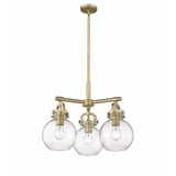 Newton Sphere 3 Light Large Pendant 20.38 Inch Wide by Innovations - 410-3CR-G410-7