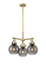 Newton Sphere 3 Light Large Pendant 20.38 Inch Wide by Innovations - 410-3CR-G410-7
