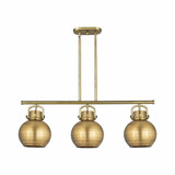 Newton Sphere 3 Light Oversized Island 42 Inch Wide Pendant by Innovations - 410-3I-M410-10