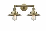 Railroad 2 Light Vanity Light 18 Inch Tall by Innovations - 208-M1-M7