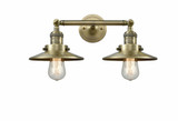 Railroad 2 Light Vanity Light 18 Inch Tall by Innovations - 208-M1-M7