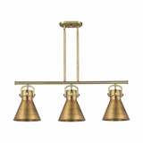 Newton Cone 3 Light Oversized Island Pendant by Innovations - 410-3I-M411-10