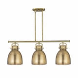 Newton Bell 3 Light Metal Shade Island 42 Inch Wide Pendant by Innovations - 410-3I-M412-10