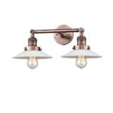 Halophane 2 Light Vanity Light 18 Inch Wide by Innovations - 208-G1