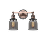 Bell 2 Light Vanity Light 16 Inch Wide by Innovations - 208BP-G5