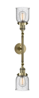 Bell 2 Light Vanity Light 30.38 Inch Tall by Innovations - 208L-G5