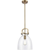Newton 1 Light Round Glass Small Pendant by Innovations - 412-1S-10