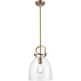 Newton 1 Light Round Glass Small Pendant by Innovations - 412-1S-10