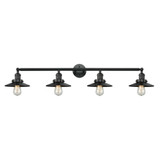 Railroad 4 Light Vanity Light 44 Inch Wide by Innovations - 215-M1-M7