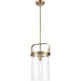 Pilaster 1 Light Small Pendant 17.13 Inch Tall by Innovations - 413-1S-8