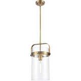 Pilaster 1 Light Small Pendant 17.13 Inch Tall by Innovations - 413-1S-8