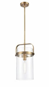 Pilaster 1 Light Stem Mini Pendant 17.13 Inch X8 Inch Wide by Innovations - 413-1SM-G413-1S-8