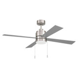 McCoy 4 Blade Ceiling Fan with Light Kit 52 Inch Wide by Craftmade - MCY52-4-PC