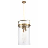 Pilaster 4 Light Stem Pendant 24.5 Inch Tall X 12 Inch Wide by Innovations - 413-4SL-G413-4S-12
