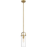 Pilaster 1 Light Restoration Mini Pendant 14.5 Inch Tall by Innovations - 423-1S-4CL-5