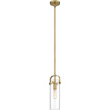 Pilaster 1 Light Restoration Mini Pendant 14.5 Inch Tall by Innovations - 423-1S-4CL-5
