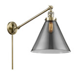 Cone 1 Light Swing Arm Wall Sconce 16 Inch Tall by Innovations - 237-G4L-L