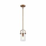 Pilaster II Cylinder 1 Light Mini Pendant 9.5 Inch Tall by Innovations - 423-1S-G423-7