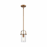 Pilaster II Cylinder 1 Light Mini Pendant 9.5 Inch Tall by Innovations - 423-1S-G423-7