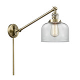 Bell 1 Light Industrial Swing Arm Wall Sconce 25 Inch Tall by Innovations - 237-G7