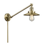 Railroad 1 Light Swing Arm Wall Sconce 25 Inch Tall by Innovations - 237-M1-M7