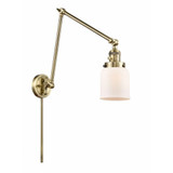 Bell 1 Light Swing Arm Wall Sconce 30 Inch Tall by Innovations - 238-G5
