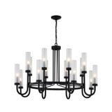 Anchor 16 Light Oversized Chandelier by Justice Design - FSN-4345