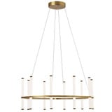 Corvette 10 LED Light Large Chandelier by Dainolite - CVT-3260C