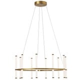 Corvette 10 LED Light Large Chandelier by Dainolite - CVT-3260C