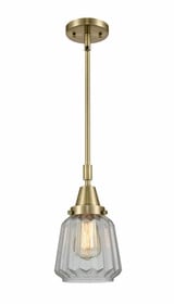 Chatham 1 Light Small Stem Hung Pendant 9.13 Inch Tall by Innovations - 447-1S-G14