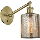 Caledonia 1 Light Mercury Glass Wall Sconce 11.38 Inch Tall by Innovations - 317-1W-G116-115