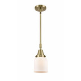 Bell 1 Light Mini Stem Hung Pendant 11.13 Inch Tall by Innovations - 447-1S-G5