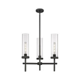 Lincoln 3 Light Stem Chandelier 19.5 Inch X21.25 Inch Wide by Innovations - 471-3CR-G471-12