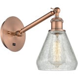 Conesus 1 Light Industrial Wall Sconce 12.38 Inch Wide by Innovations - 317-1W-G27