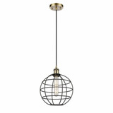 Lake Placid 1 Light Small Cord Hung Pendant 10 Inch Wide by Innovations - 516-1P-LP-10